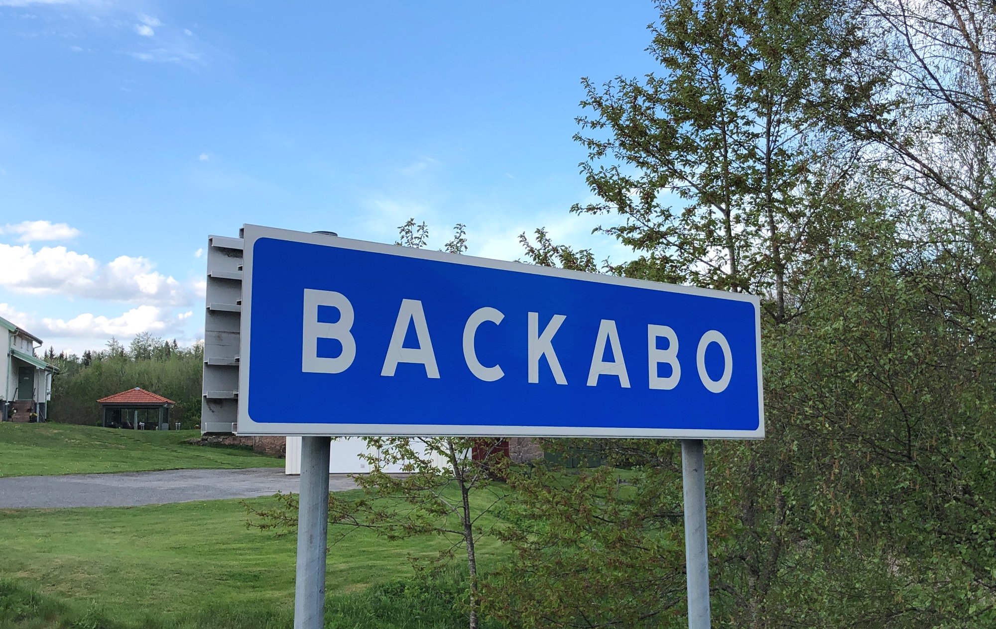 Backabo-skylt