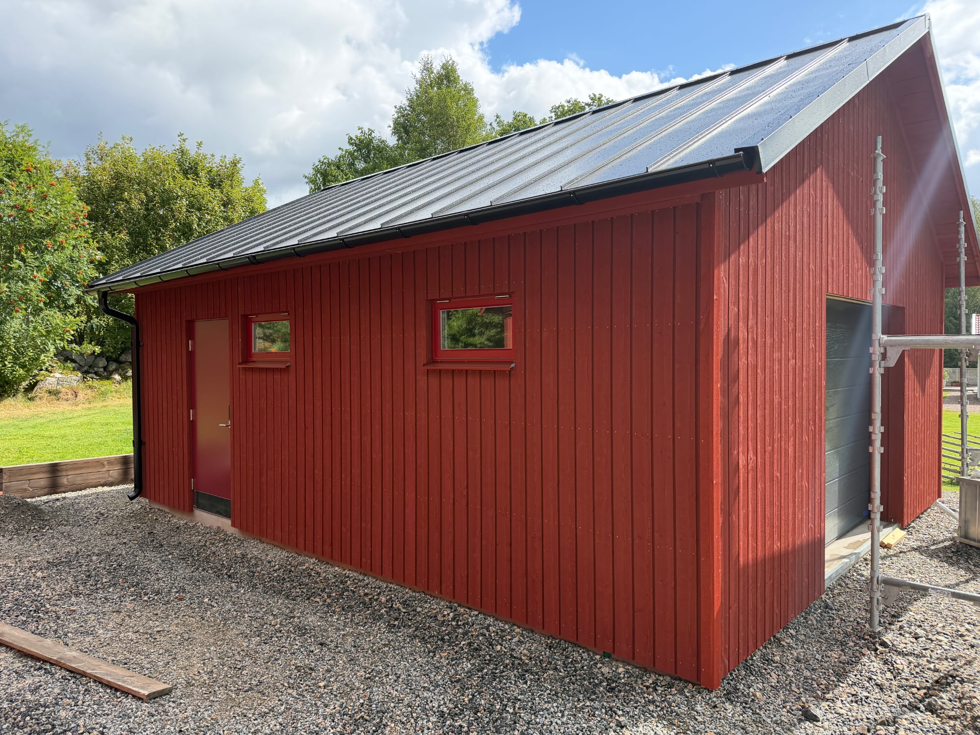 Garage från sidan